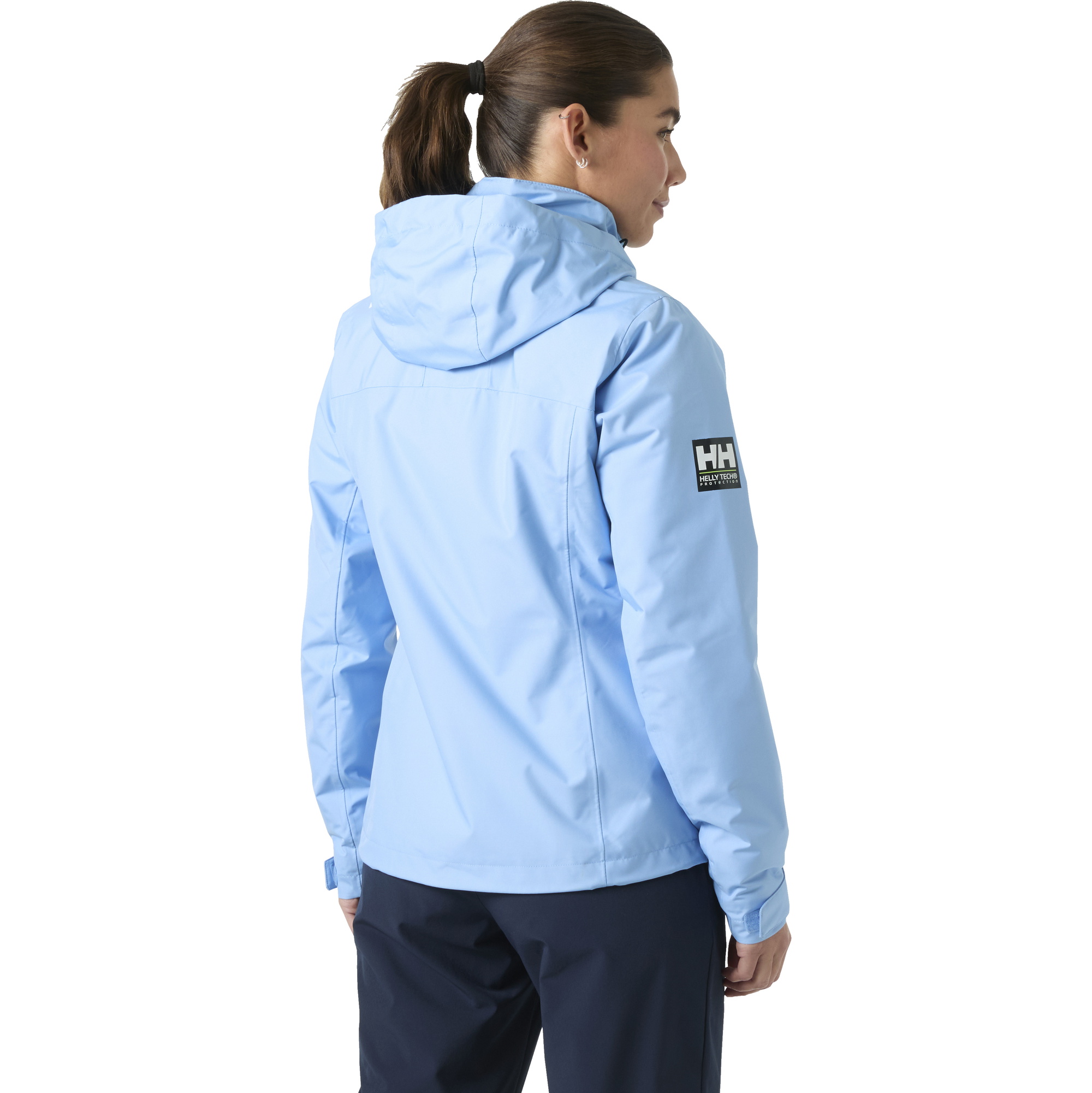 2026 Helly Hansen Womens Crew Hooded Midlayer Jacket 2.0 34447 - Bright Blue